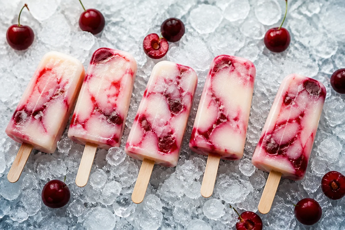 Cool and Creamy Cherry Creamsicles for Summer Bliss