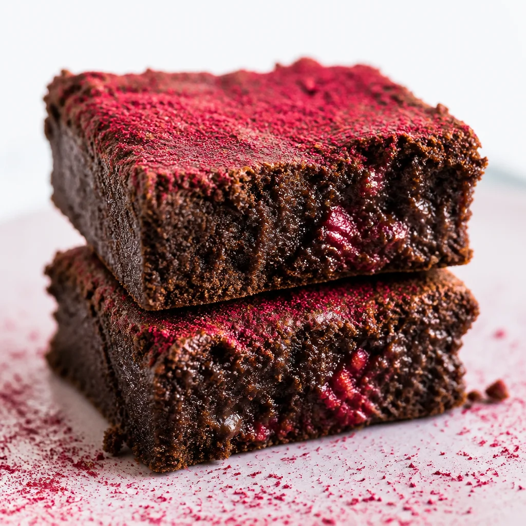 Delicious fudgy raspberry brownies topped with fresh raspberries and chocolate chunks.