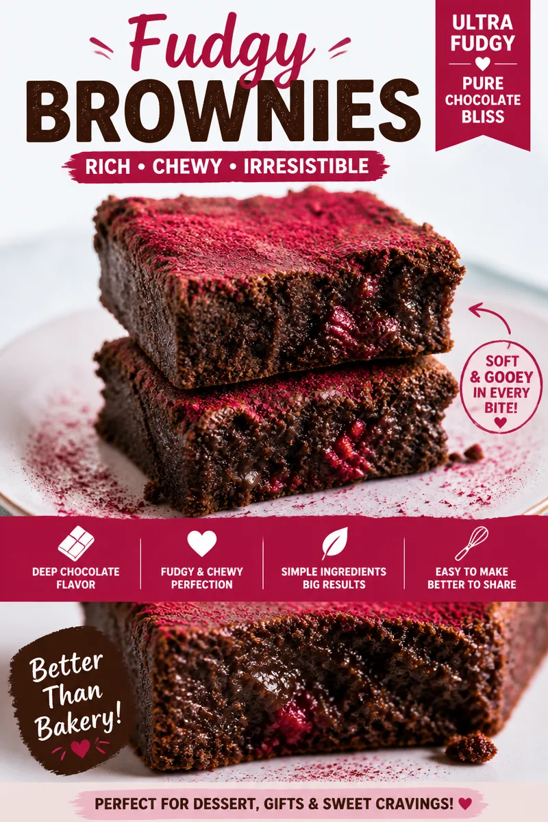 Decadent Raspberry Brownies That'll Make You Smile