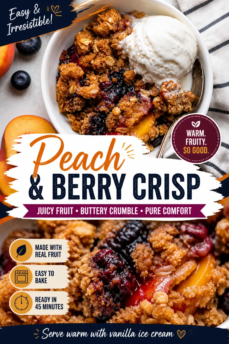 Delicious Blueberry Peach Crumble That Everyone Will Love