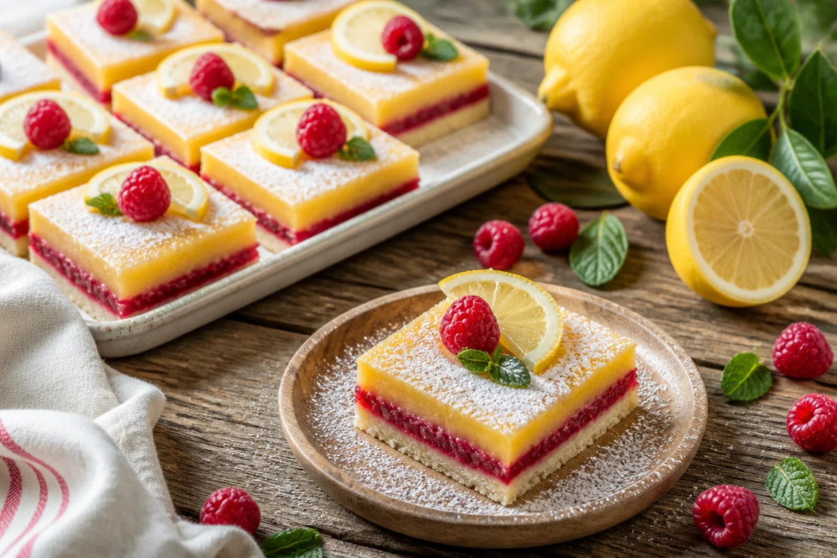 Lemon Raspberry Bars