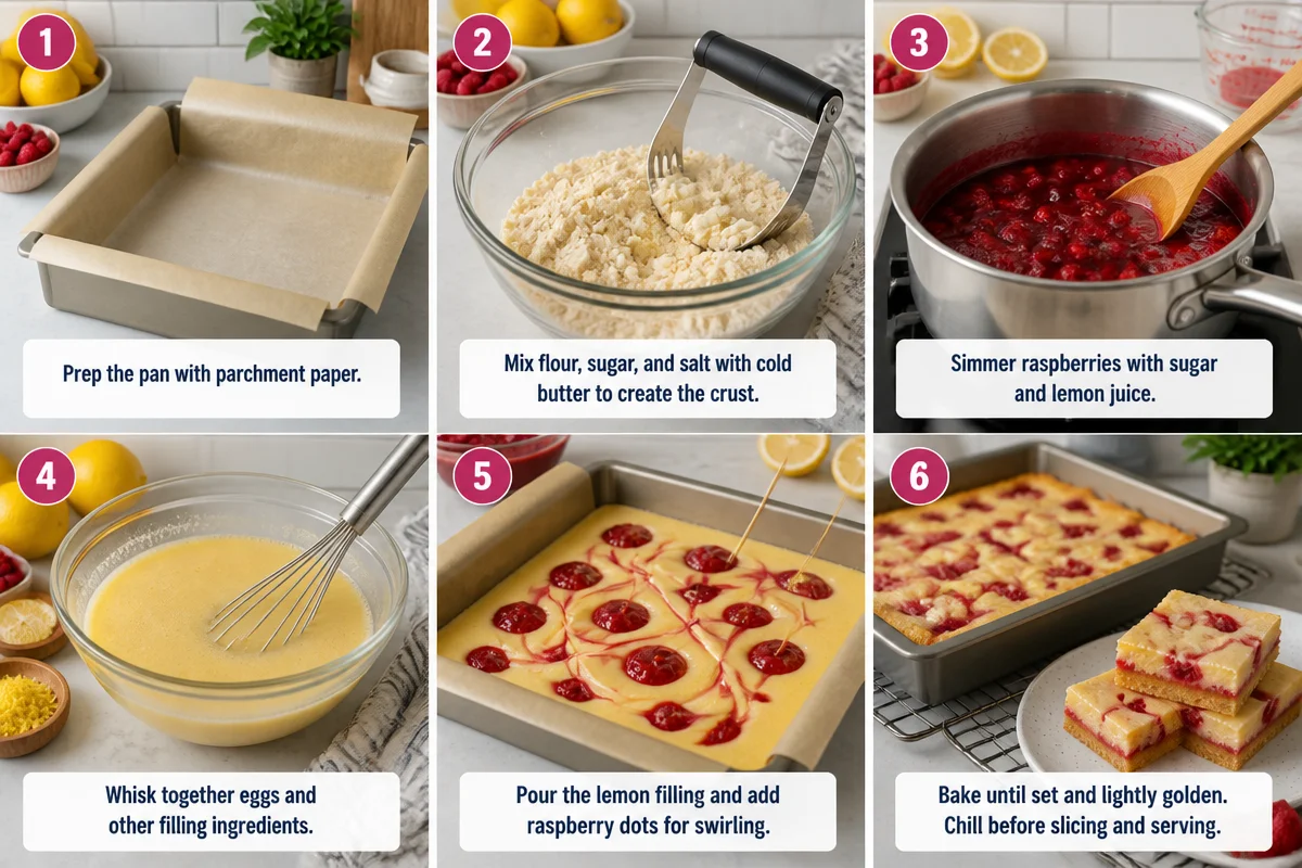 Lemon Raspberry Bars