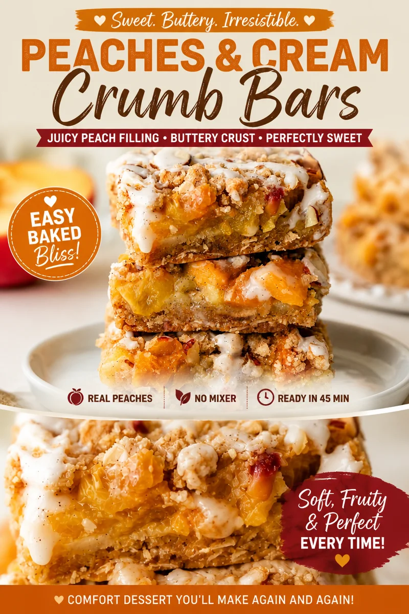Deliciously Easy Peach Crumb Bars to Savor Every Bite