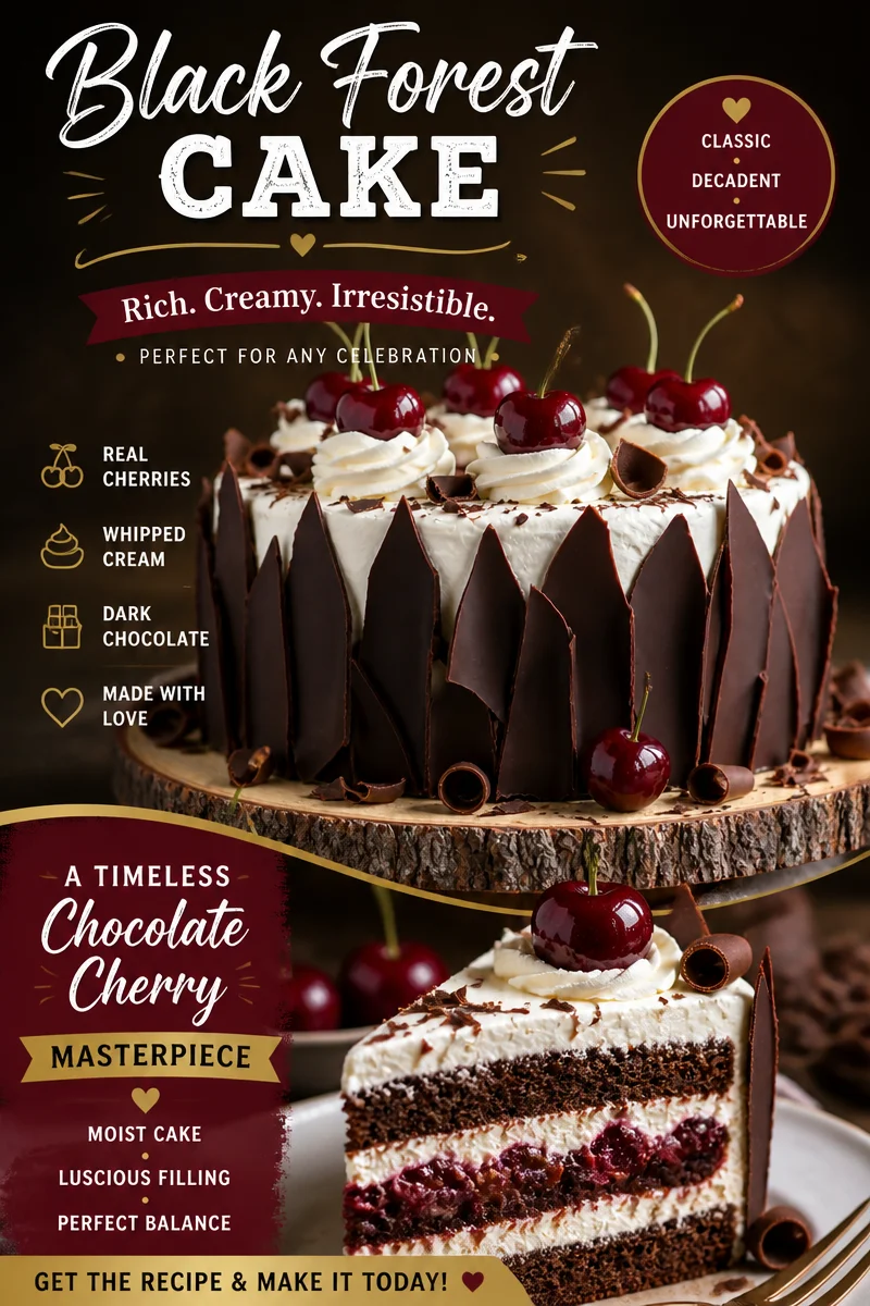 Black Forest Cake Recipe