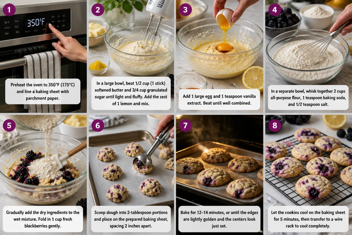 Lemon Blackberry Cookies