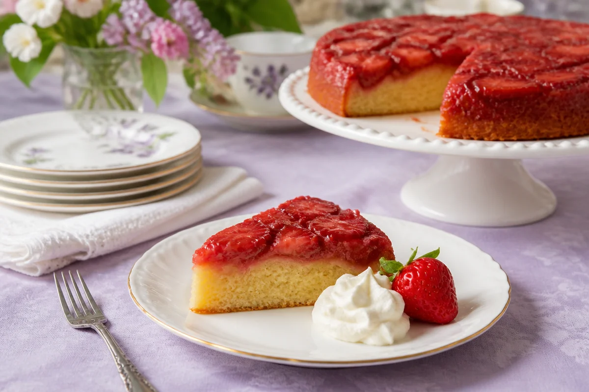 Delicious Strawberry Upside Down Cake Recipe