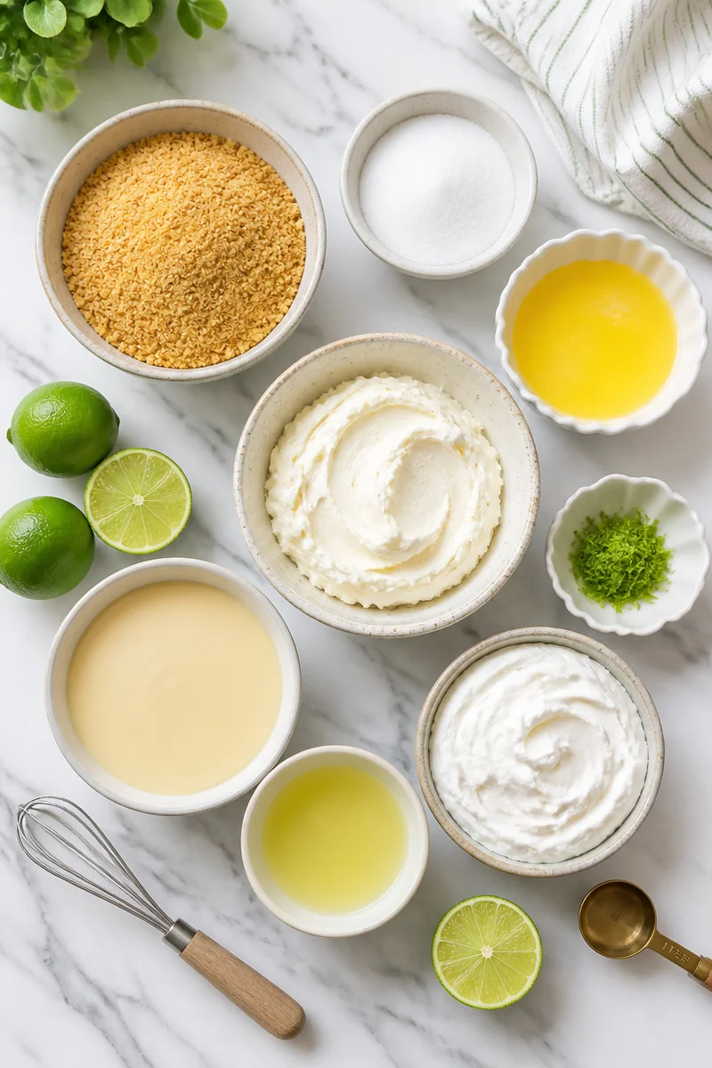 Key Lime Pie - Mini No Bake Pies