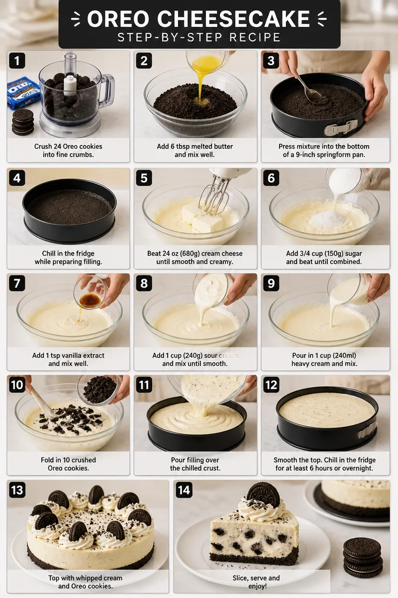 Make A Show-Stopping Oreo Cheesecake