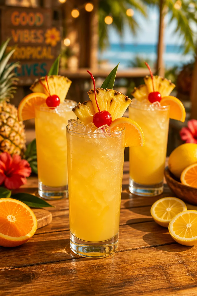 Sip into Summer with Refreshing Tropical Punch Lemonade