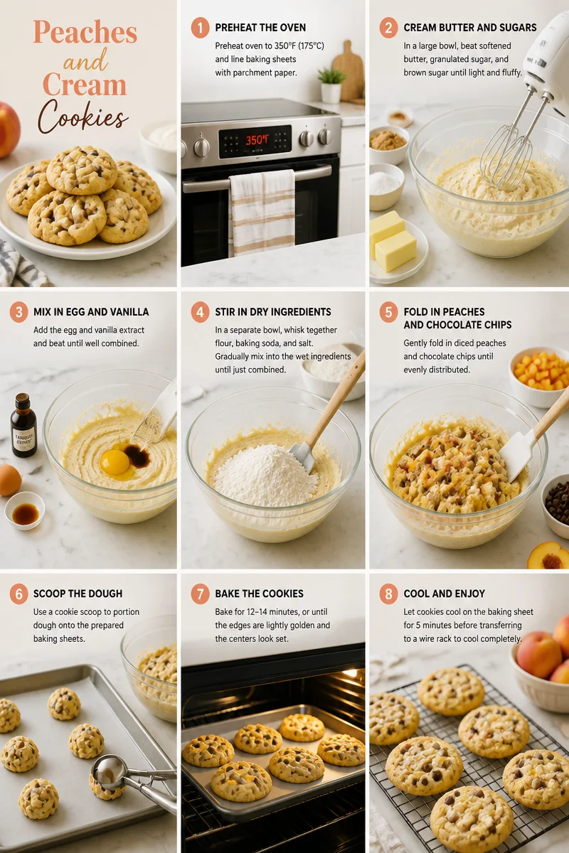 Tender & Chewy Peaches and Cream Cookies to Satisfy Your Cravings